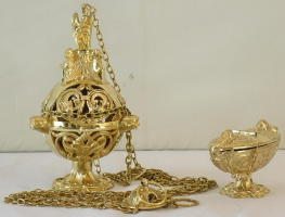 Brass Gothic Thurible 8525